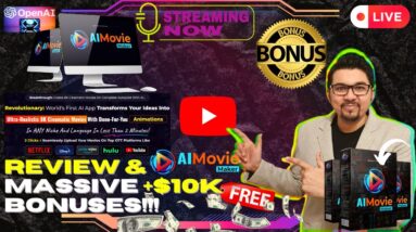 AiMovieMaker Review⚡💻📲[LIVE] Creates AI Ultra-Realistic 8K Cinematic Movies!📲💻⚡FREE 10K Bonuses💲💰💸