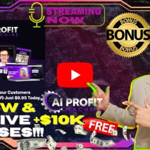 AiProfitMachine Review⚡📲💻🔑Unlock Your True Earning Potential!💻📲⚡FREE 10K Bonuses💲💰💸