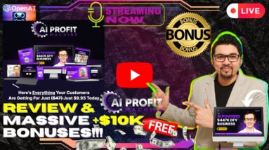 AiProfitMachine Review⚡📲💻🔑Unlock Your True Earning Potential!💻📲⚡FREE 10K Bonuses💲💰💸