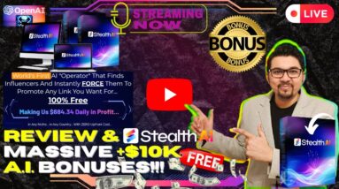 StealthAI Review⚡📲💻[LIVE] Get Unlimited Untapped Free Buyer Traffic In For Life💻📲⚡FREE AI Bonuses💲💰💸