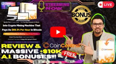 CoinCentral Review⚡📲💻[LIVE] Turn Any Laptop Into Crypto Mining Machine💻📲⚡FREE AI Bonuses💲💰💸