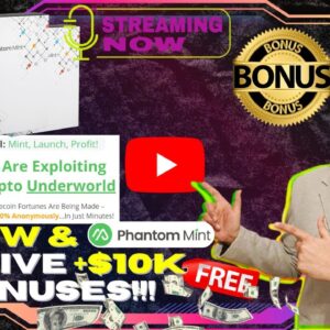 PhantomMint Review⚡📲💻[LIVE] The Hidden Crypto Underworld!💻📲⚡FREE AI Bonuses💲💰💸