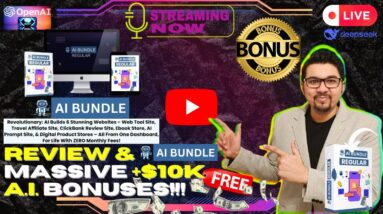 AIBundle Review⚡📲💻[LIVE] AI Builds 6 Stunning Websites!💻📲⚡FREE AI Bonuses💲💰💸